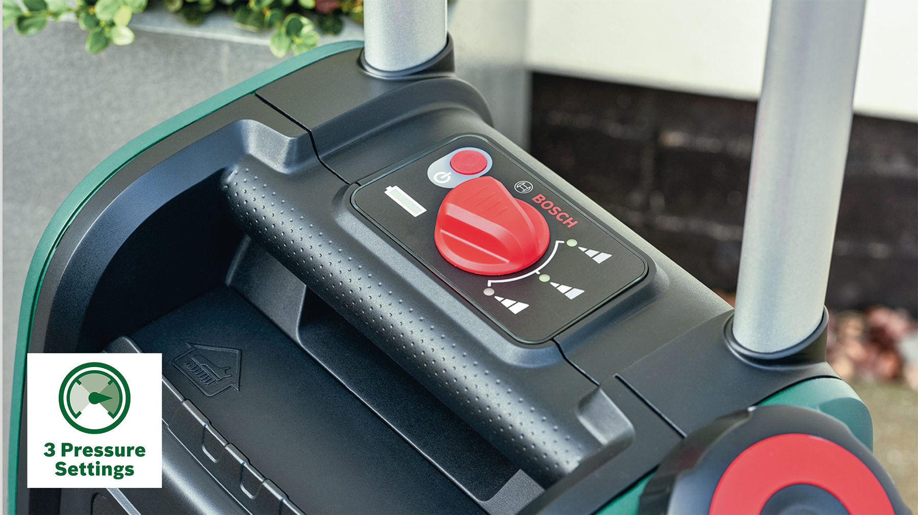 Trei setări de presiune pentru curăţare variabilă